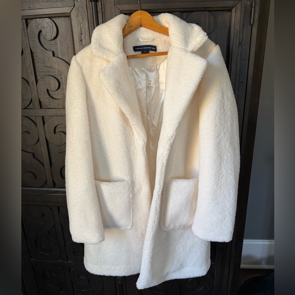 French Connection Jackets & Blazers - NWOT French Connection Winter White Coat